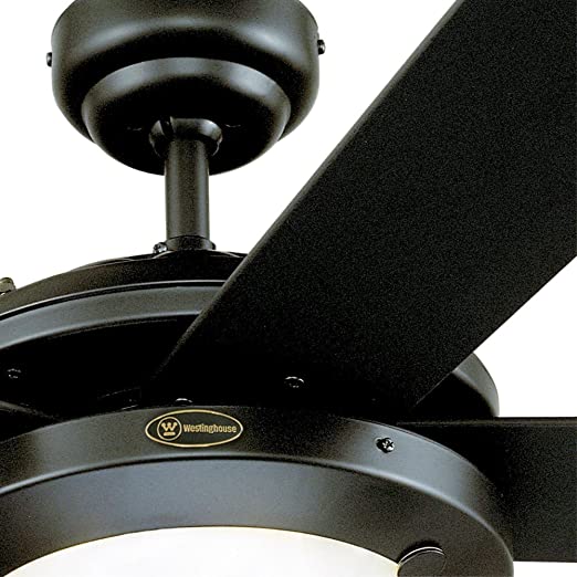 Lighting 7224200 Comet Indoor Ceiling Fan with Light, Matte Black