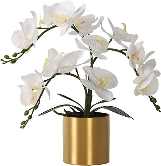 Artificial Orchid Flower with Vase